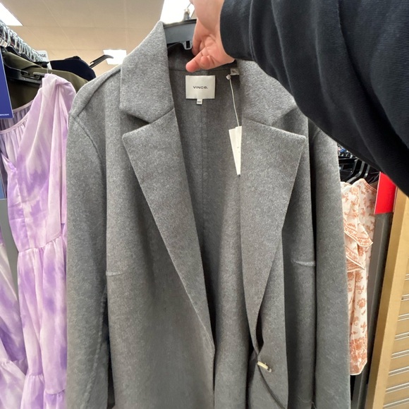 Vince wool blend long coat - Picture 4 of 15